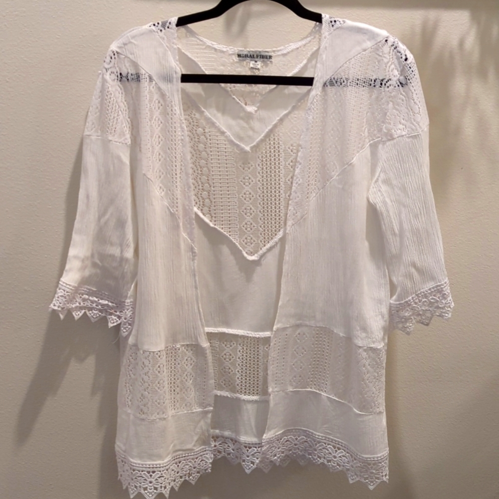 Moral Fiber Medium short sleeve Cover up